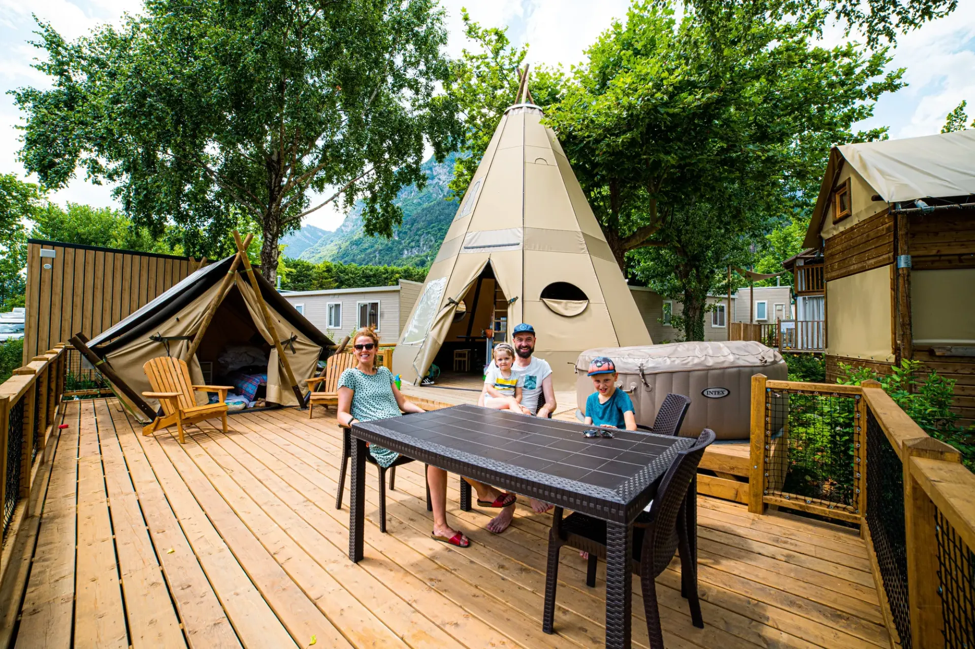 The true glamping experience